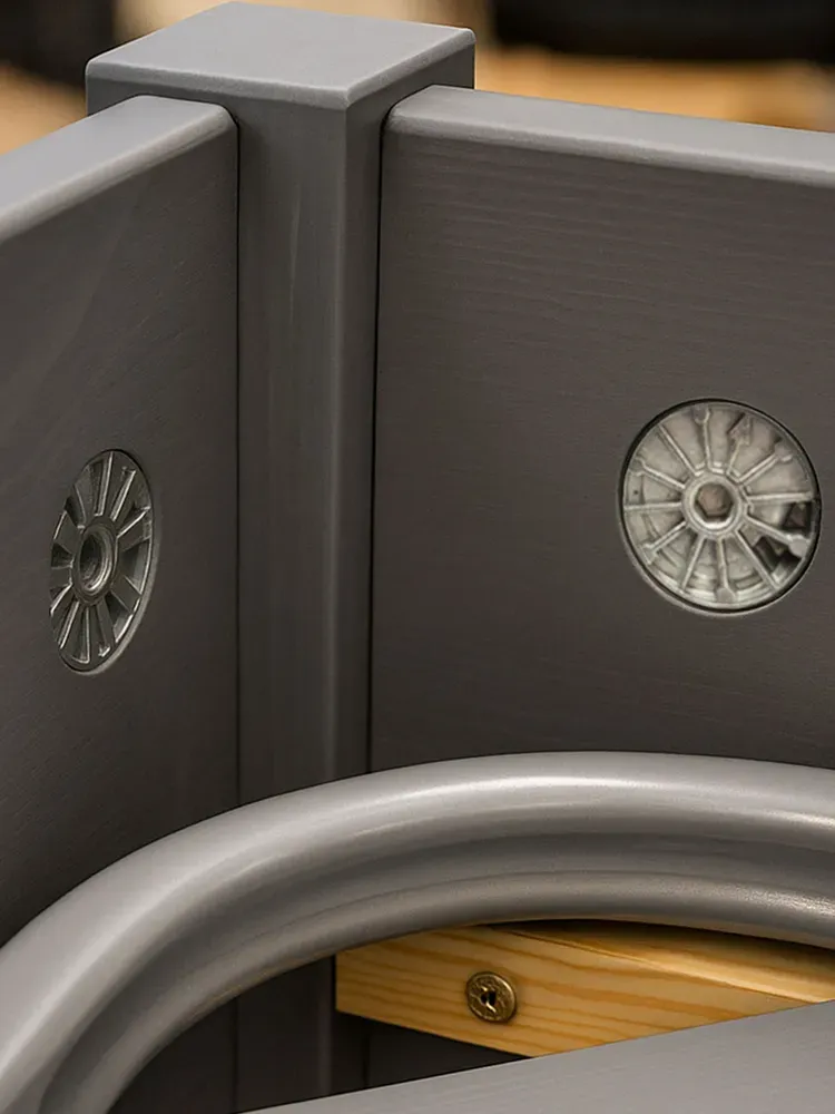 Кровать Пенни 160х200 серый 7046/ антик 24 (выставочный образец)