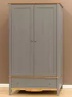 Шкаф Пенни 21 комбинированный серый 7046/антик 24 (выставочный образец)