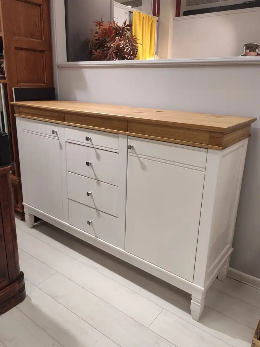 Комод Ольса 324 белый лак/антик 24 (выставочный образец)