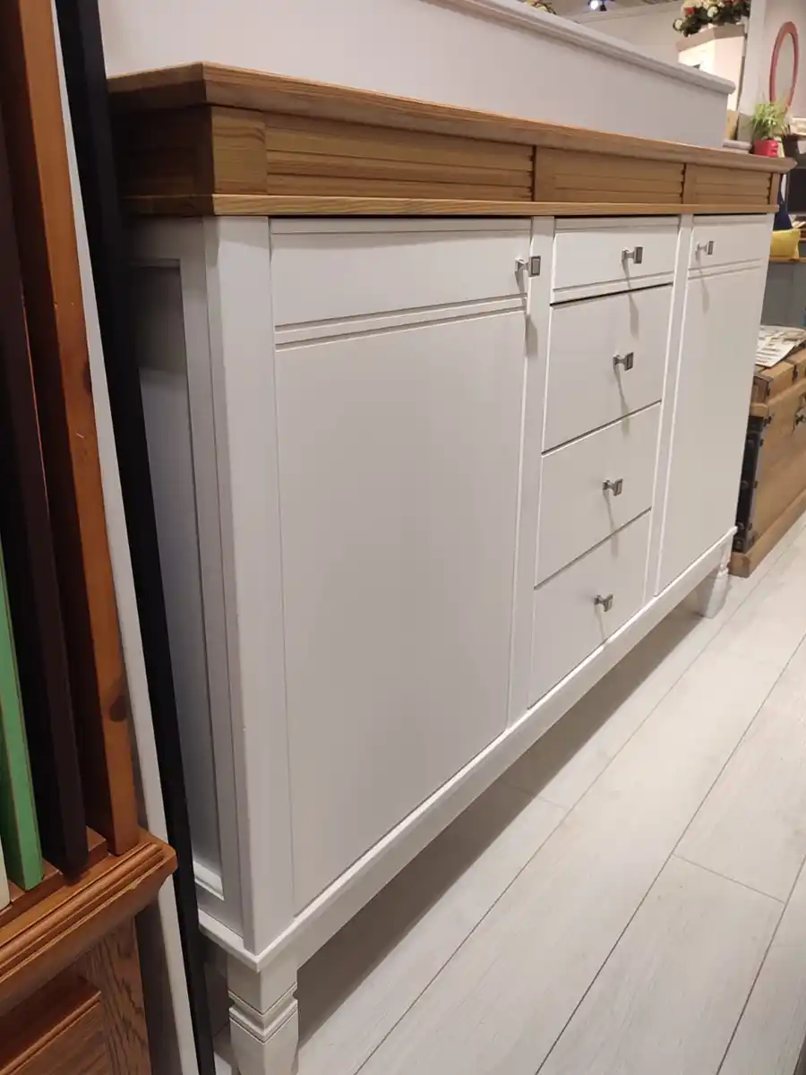 Комод Ольса 324 белый лак/антик 24 (выставочный образец)