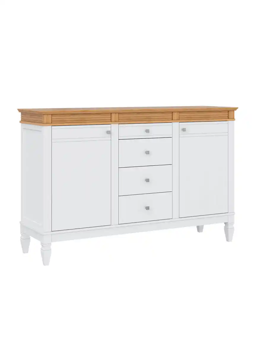 Комод Ольса 324 белый лак/антик 24 (выставочный образец)