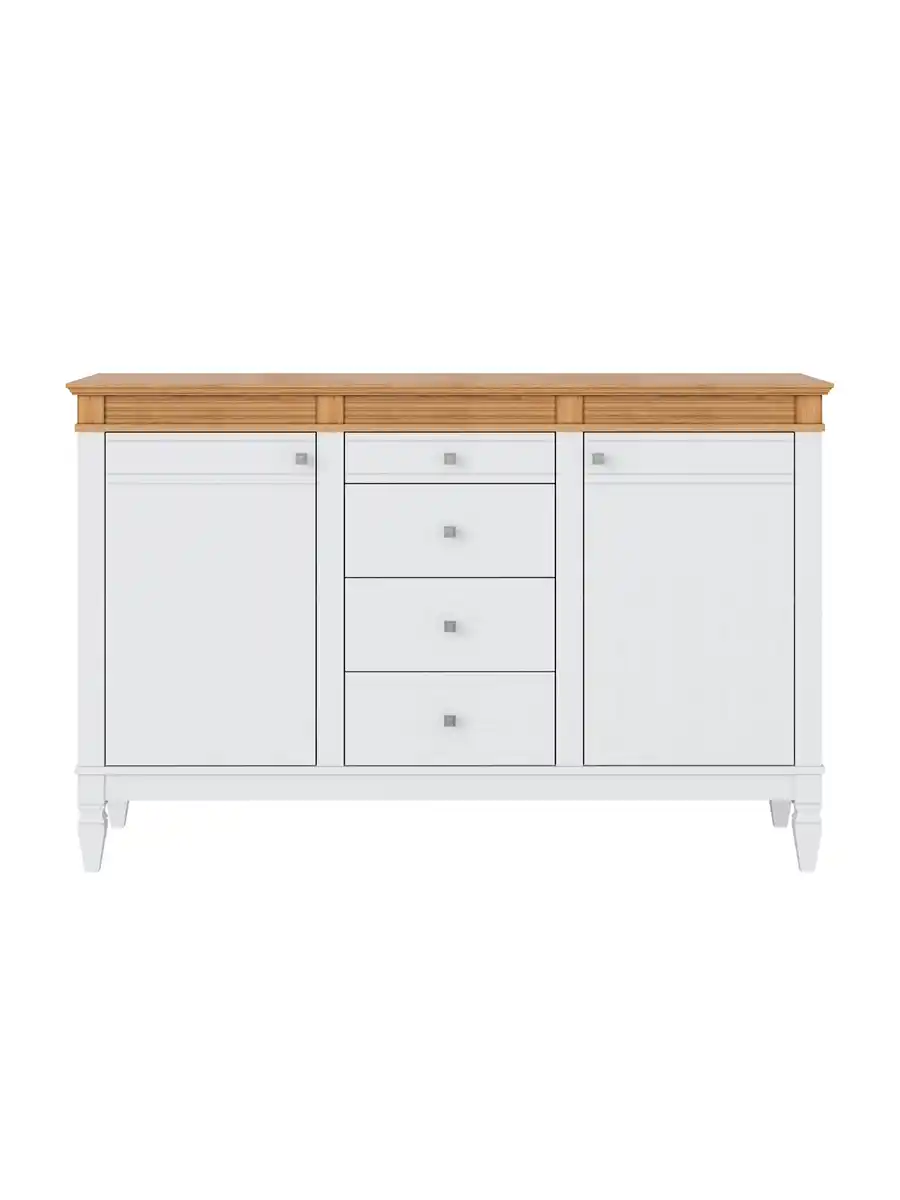 Комод Ольса 324 белый лак/антик 24 (выставочный образец)