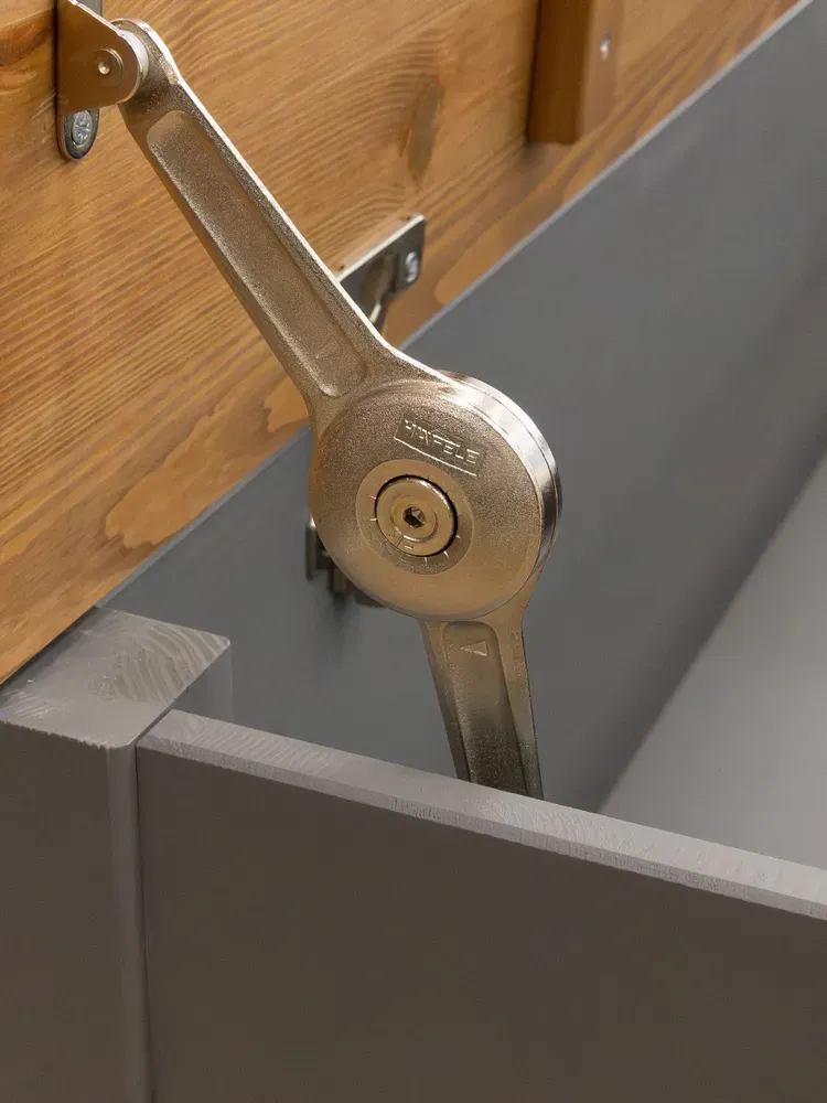 тумба сундук для хранения 1360х350х500 Пенни серый 7046-антик 24