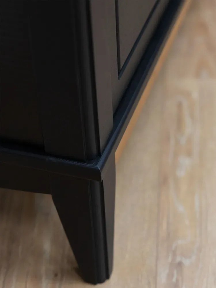 Комод массив сосны 036 Пенни блэк/антик 24