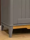 Комод 113 Пенни для прихожей серый 7046/антик 24