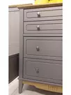 Комод 022 Пенни серый 7046/ антик 24 (выставочный образец)