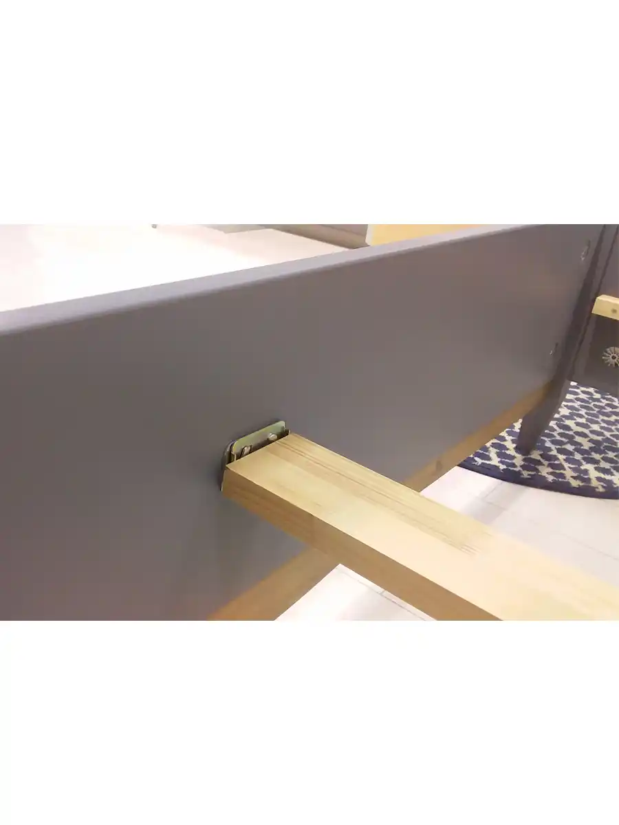 Кровать Пенни 160х200 серый 7046/ антик 24 (выставочный образец)