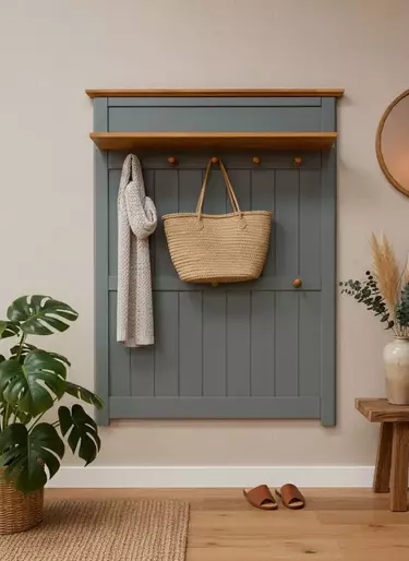 Вешалка Пенни серый 7046/антик 24