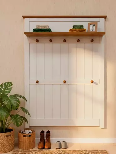 Вешалка Пенни белый воск/антик 24