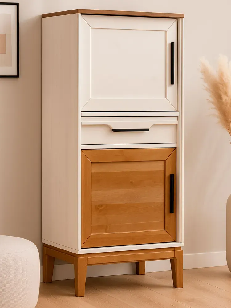 Шкаф буфет для посуды 21 Гранада белый воск/антик 24