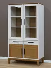 Шкаф с дверцами и ящиками для посуды 222 Гранада белый воск/антик 24
