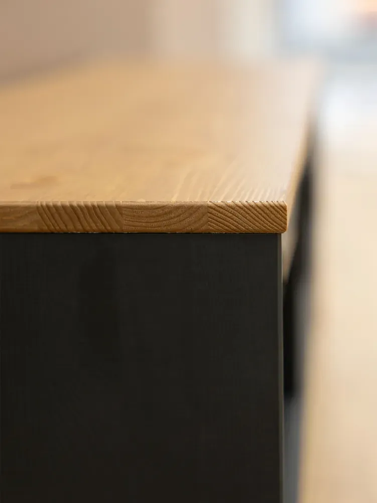 Тумба ТВ с ящиками 03 Гранада серый 7016/антик 24