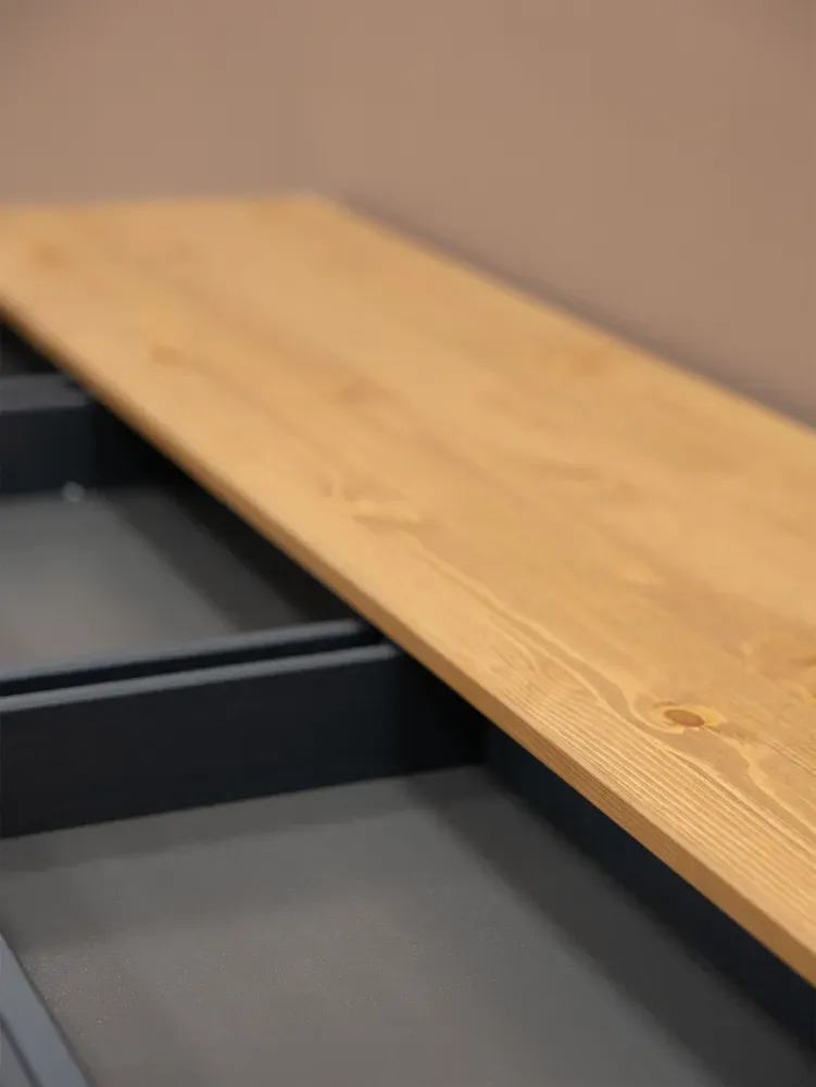 Тумба ТВ с ящиками 03 Гранада серый 7016/антик 24