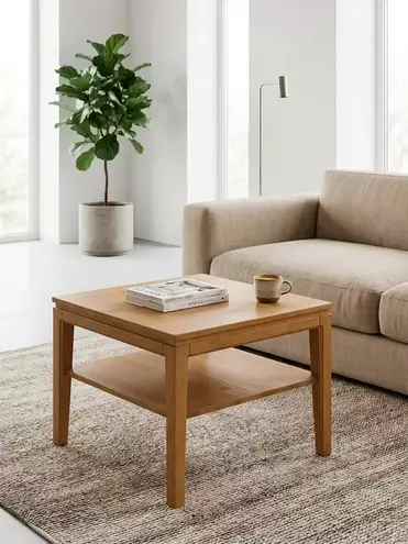 Стол журнальный Гранада 600х600 антик 24