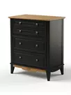 Комод 022 Пенни блэк/антик 24 (NN новые направляющие)