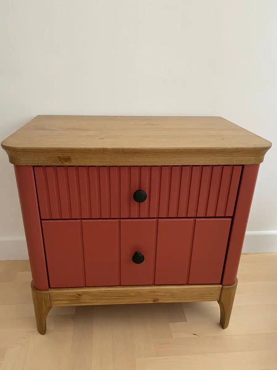 Тумба из дерева 2 ящика Грета №2-140