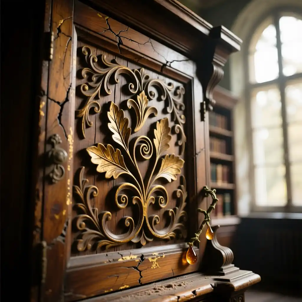 Мебель, которая рассказывает историю: декоративная резьба и её значение.