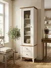 Шкаф для посуды с ящиком Пенни 12 белый воск-антик 24
