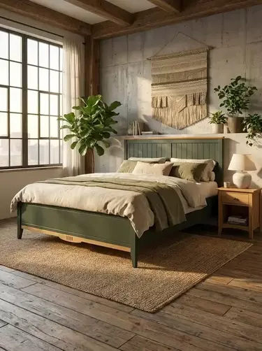 Кровать 160х200 Пенни изумруд/антик 24