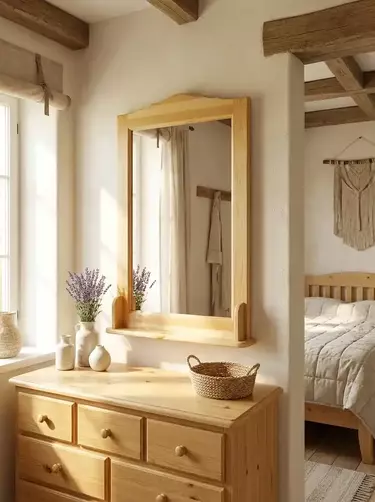 Полка 501 с зеркалом