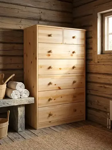 Комод 7 ящиков 75-07 Вокко