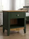 Тумба прикроватная Пенни грин 6020/антик 24 (NN новые направляющие)