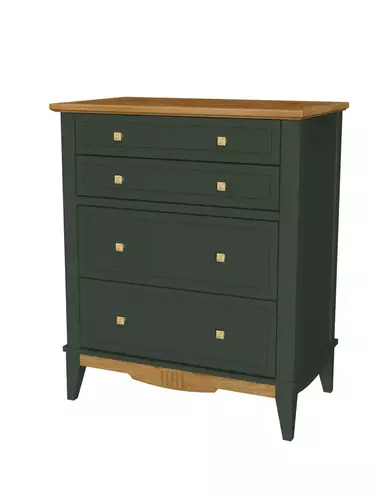 Комод 022 Пенни грин 6020/антик 24 (NN новые направляющие)