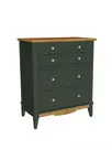 Комод 022 Пенни грин 6020/антик 24 (NN новые направляющие)