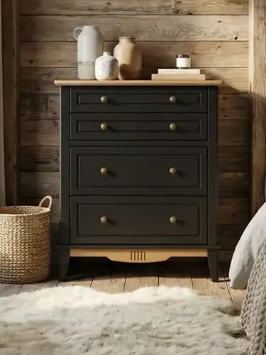 Комод 022 Пенни блэк/антик 24 (NN новые направляющие)
