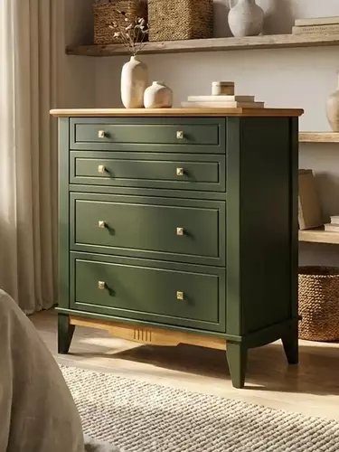 Комод 022 Пенни грин 6020/антик 24 (NN новые направляющие)