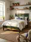 Кровать 90х200 Пенни грин 6020/антик 24