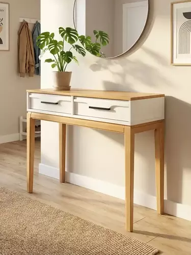 Стол туалетный (консоль) 02 Гранада белый воск/антик 24