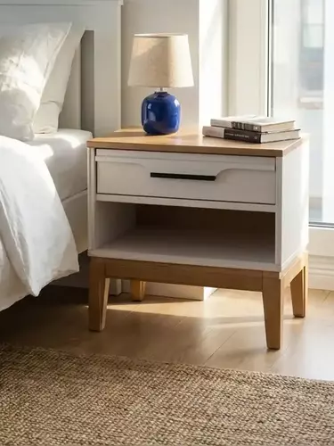 Тумба прикроватная 01 Гранада белый воск/антик 24