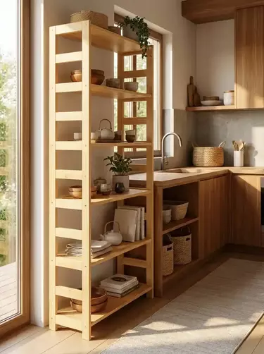 Стеллаж Весури 800х330х1920 6 полок