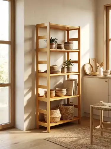 Стеллаж длинный «Весури» 600х330х1570 5 полок