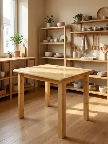 Стол массив сосны  Кельвин - 75*75