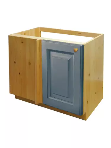 Тумба с 1 дверкой Весури угловая. арт. 386 морин