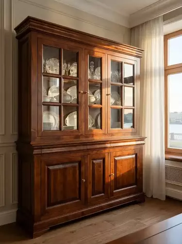  Буфет из дуба  Луи Филипп ОВ 03