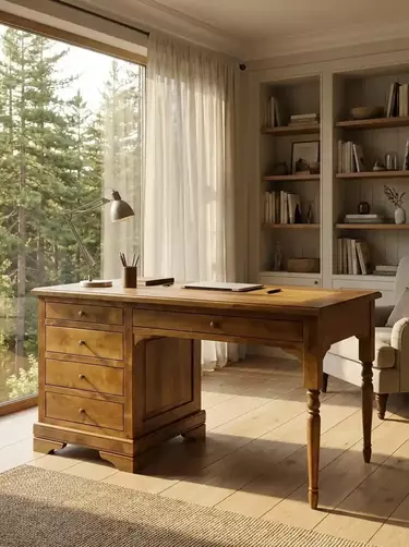   Стол с 4 ящиками Луи Филипп письменный ОВ 04  