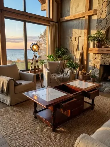 Стол раздвижной Луи Филипп журнальный ОВ 05