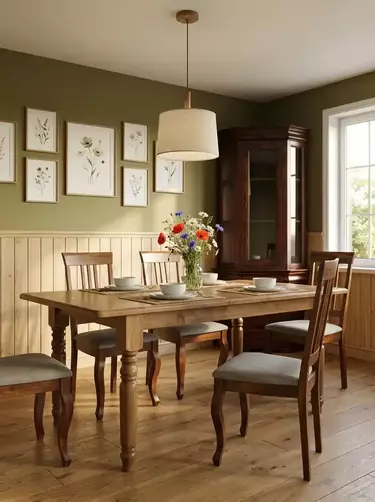 Стол дуб Луи Филипп обеденный ОВ 02 раскладной