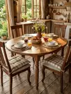 Стол деревянный кухонный Луи Филипп обеденный ОВ 01 раскладной