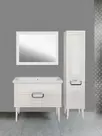 Тумба Летиция 80 напольная под раковину Фостер 80, ручки "Хром"