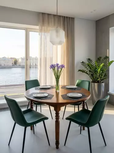 Стол деревянный Луи Филипп обеденный ОВ 01 нераскладной