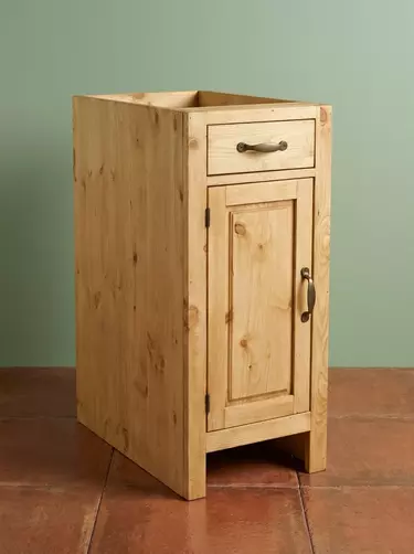 Шкаф-стол Шалёр 400х 550 х 920 1 дверь, 1 ящик (петли слева)