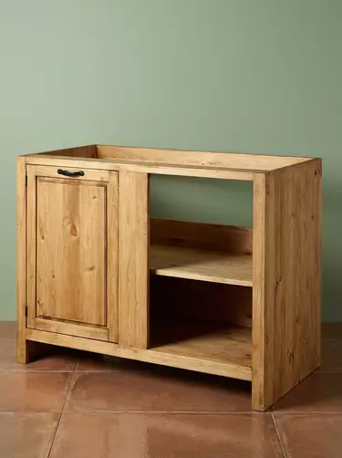 Шкаф-стол Шалёр угловой 100 1000х550х920 (дверь слева)