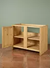 Шкаф-стол Шалёр угловой 100 1000х550х920 (дверь слева)