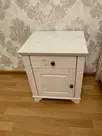 Тумба с 1 ящиком белая Бейли прикроватная белый воск