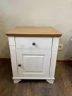 Тумба прикроватная Бейли белый воск/антик