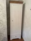 Шкаф 1-дверный Бейли белый воск/антик